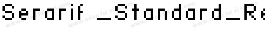 Serarif _Standard_Re字体转换